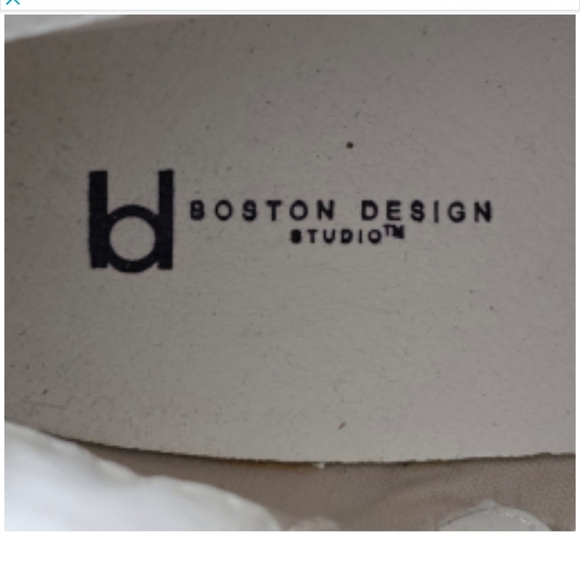 Boston Design Studio Off White Leather Ankle  Booties for Women Size 10 - Picture 9 of 16